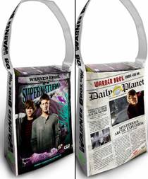 2008 Comic-Con Supernatural/Smallville tote bag