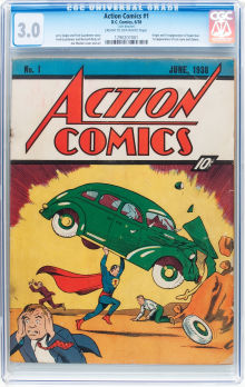 December 2, 2014: Action Comics #1 Sells for $310,700 in Heritage Comics Auction
