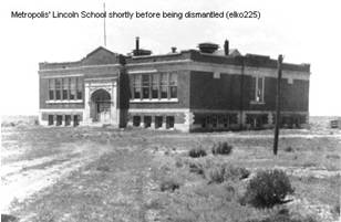Lincoln School Shortly Before Demolition