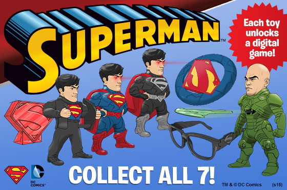 April 29, 2015: Superman Collectibles Available at Sonic Drive-In