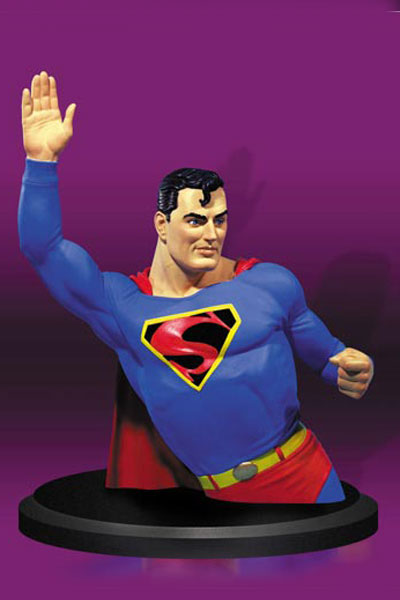 classic superman statue