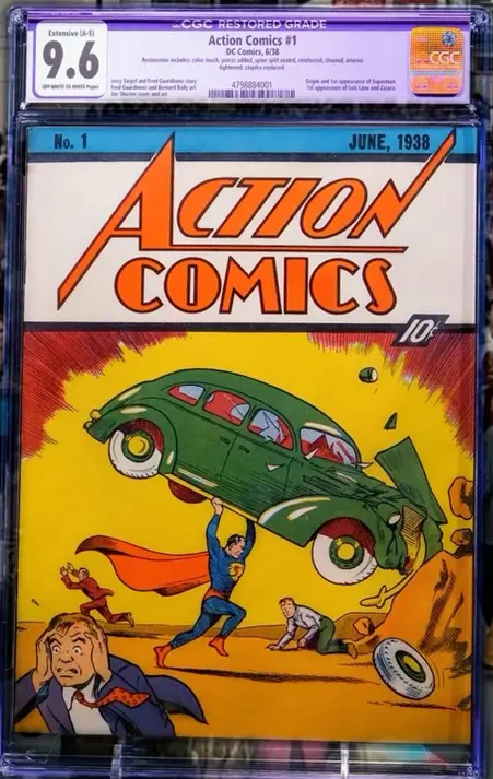 Restored Copy of Action Comics #1 - CGC 9.6