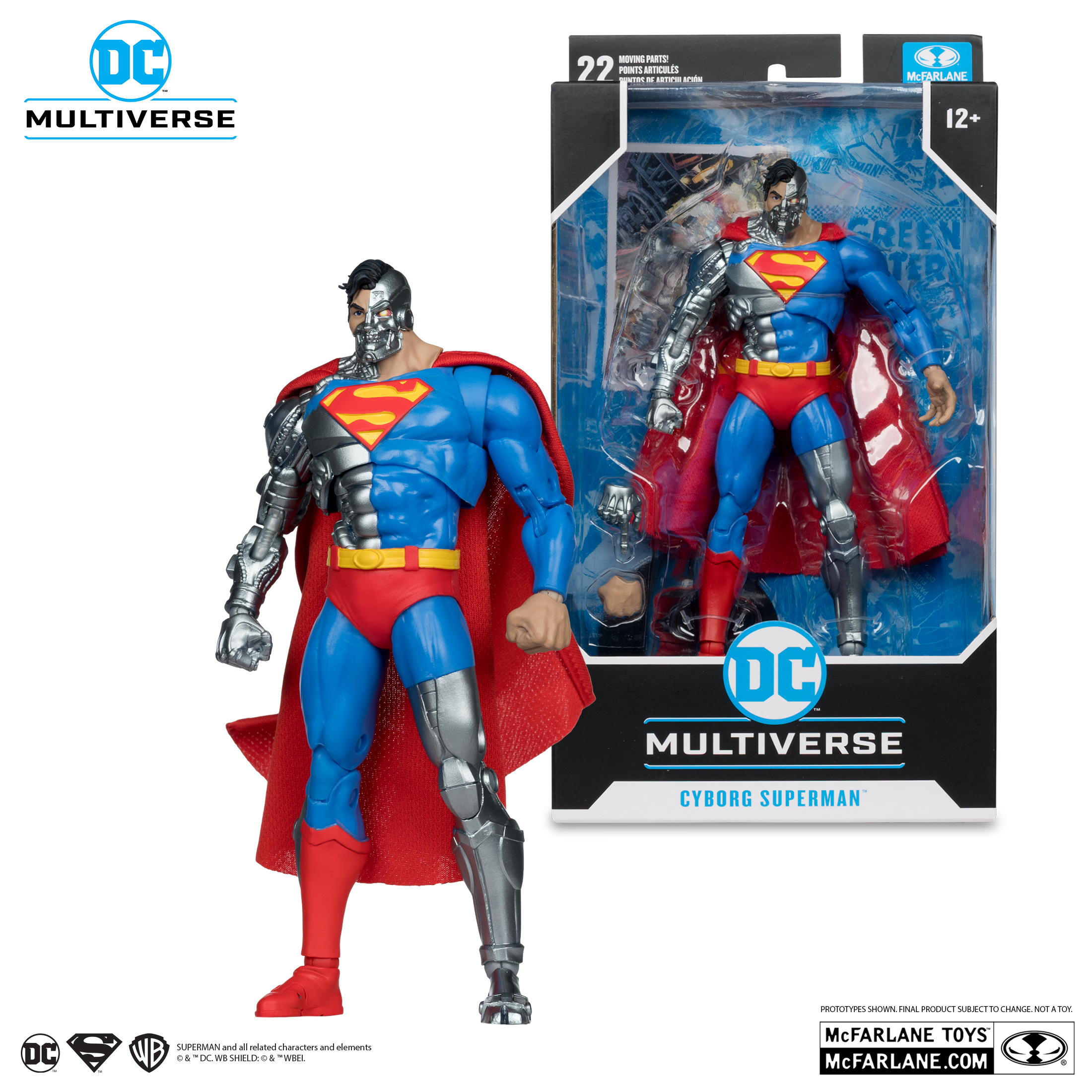 McFarlane DC Multiverse – Figura Superman Energized Unchained Armor (Gold Label) 17,8 Cm