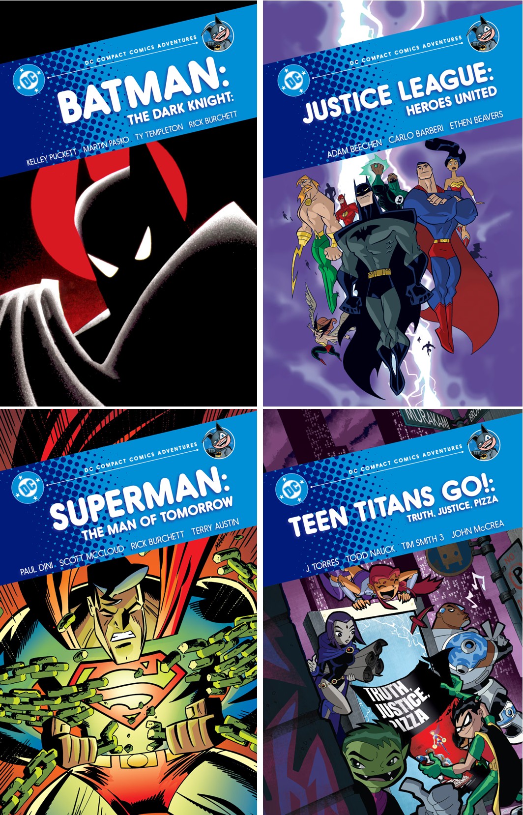 DC Announces New Compact Comics Adventures Titles