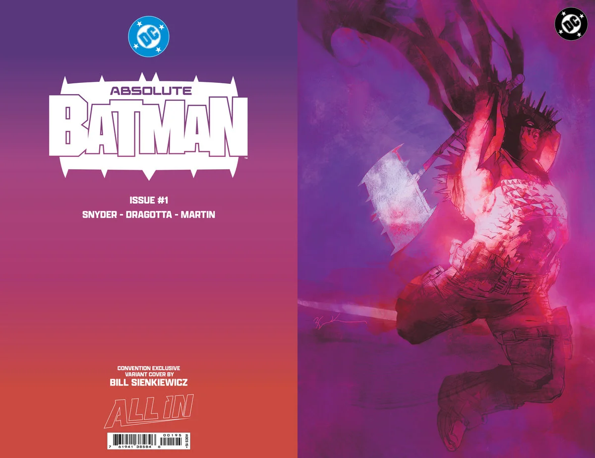Absolute Batman #1 DC Shop Exclusive foil variant by Bill Sienkiewicz