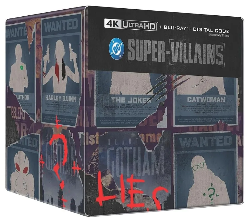 DC Villains 6-Film Limited Edition Steelbook Collection Coming to 4K Ultra HD