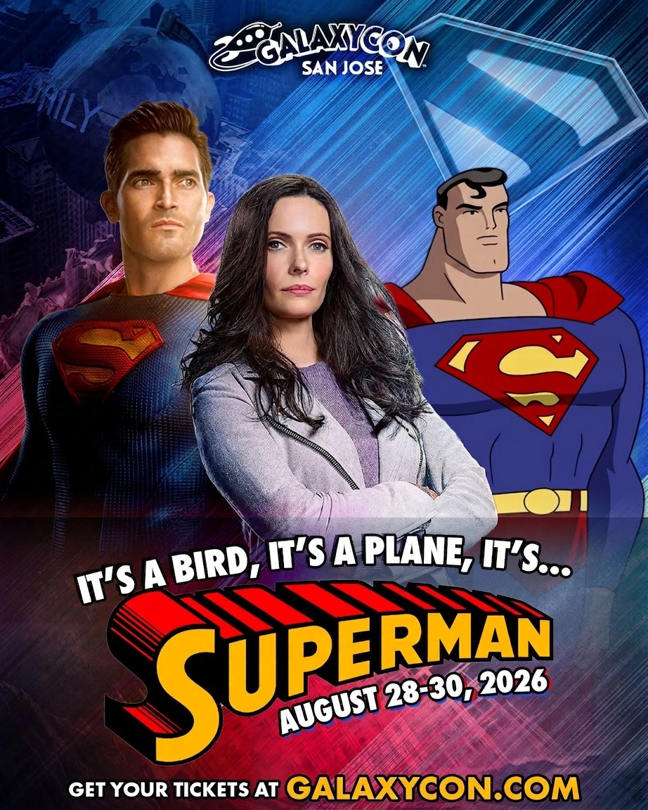 GalaxyCon San Jose to Feature Superman Stars Tyler Hoechlin, Bitsie Tulloch and George Newbern
