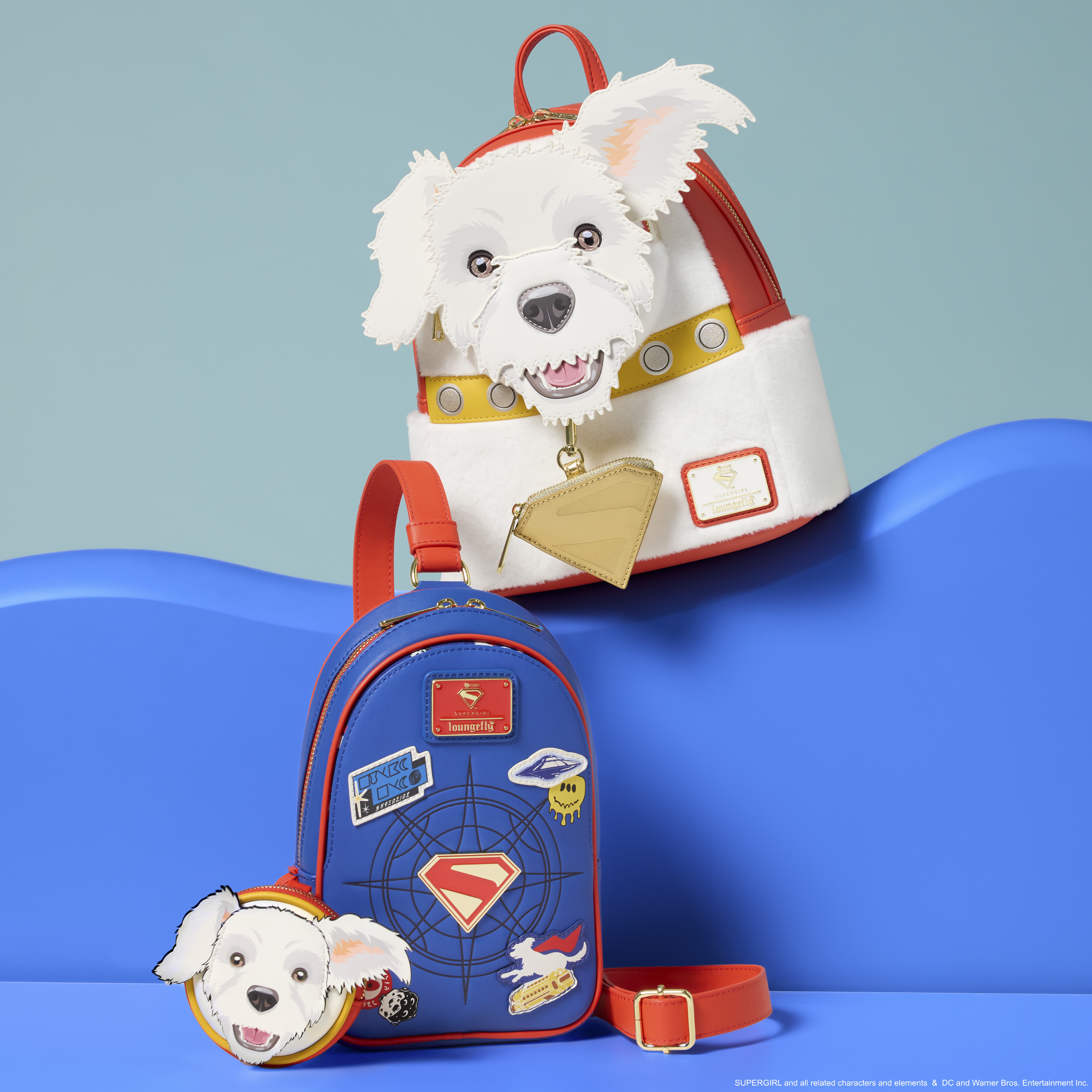 Loungefly Debuts Supergirl & Krypto-Inspired Bag Collection
