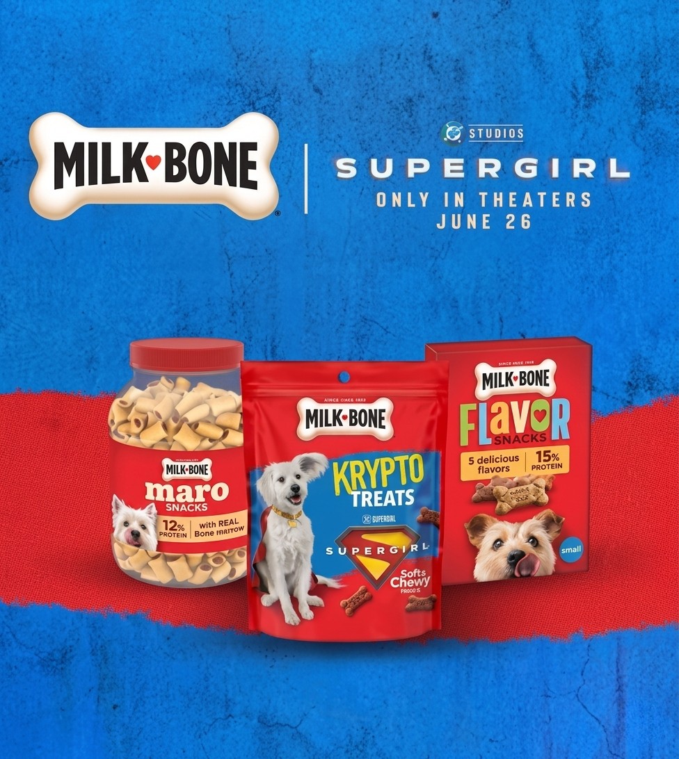 Milk-Bone Launches "Supergirl" (2026) Campaign Featuring Krypto-Themed Packaging