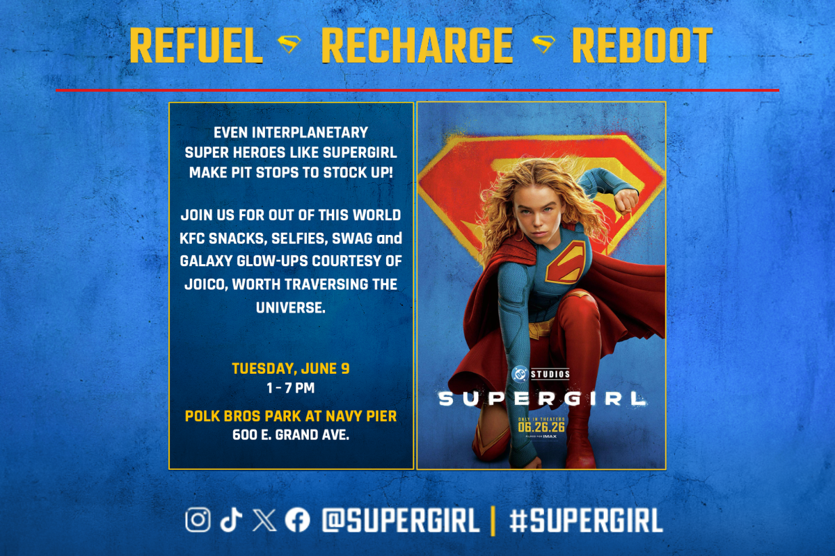 Chicago's Navy Pier to Host "Supergirl" Intergalactic Rest Stop Tour on June 9th