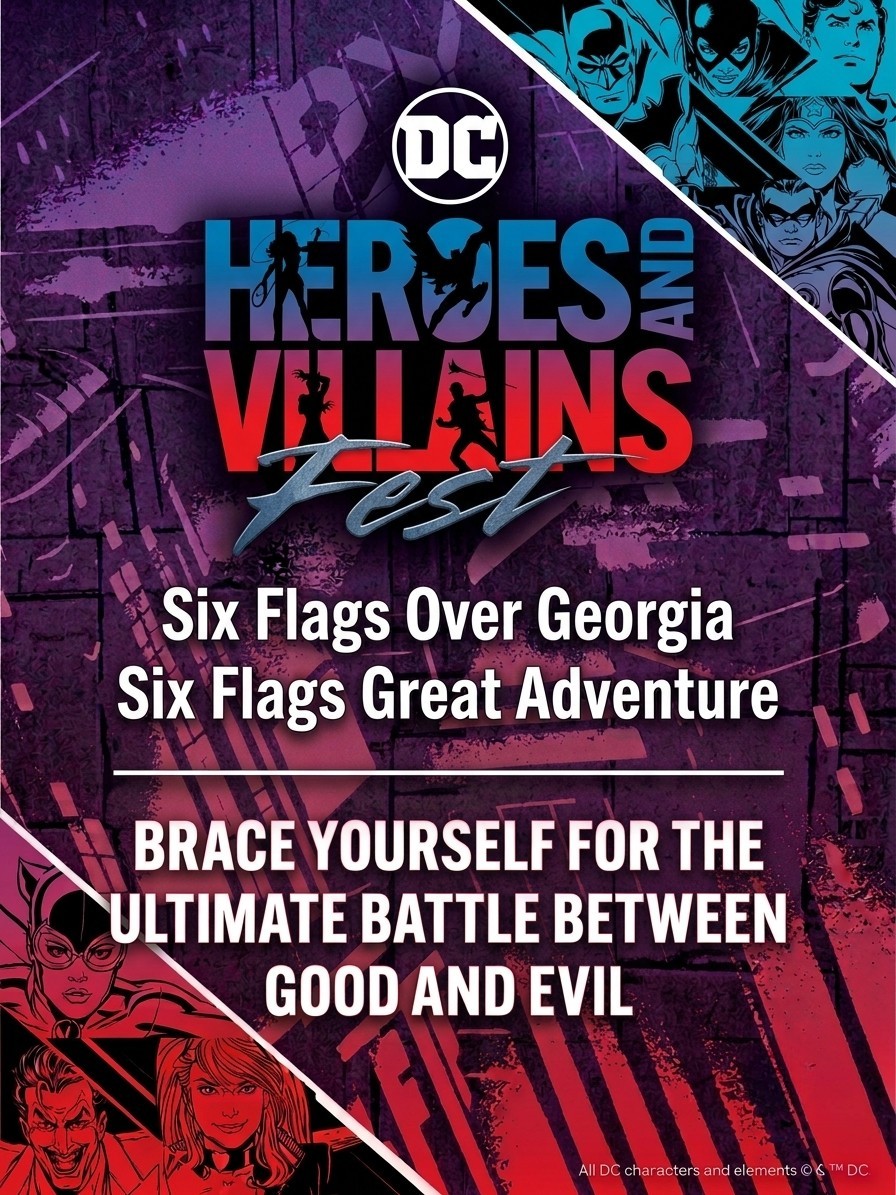 Six Flags DC Heroes and Villains Fest Coming to Georgia and New Jersey Parks