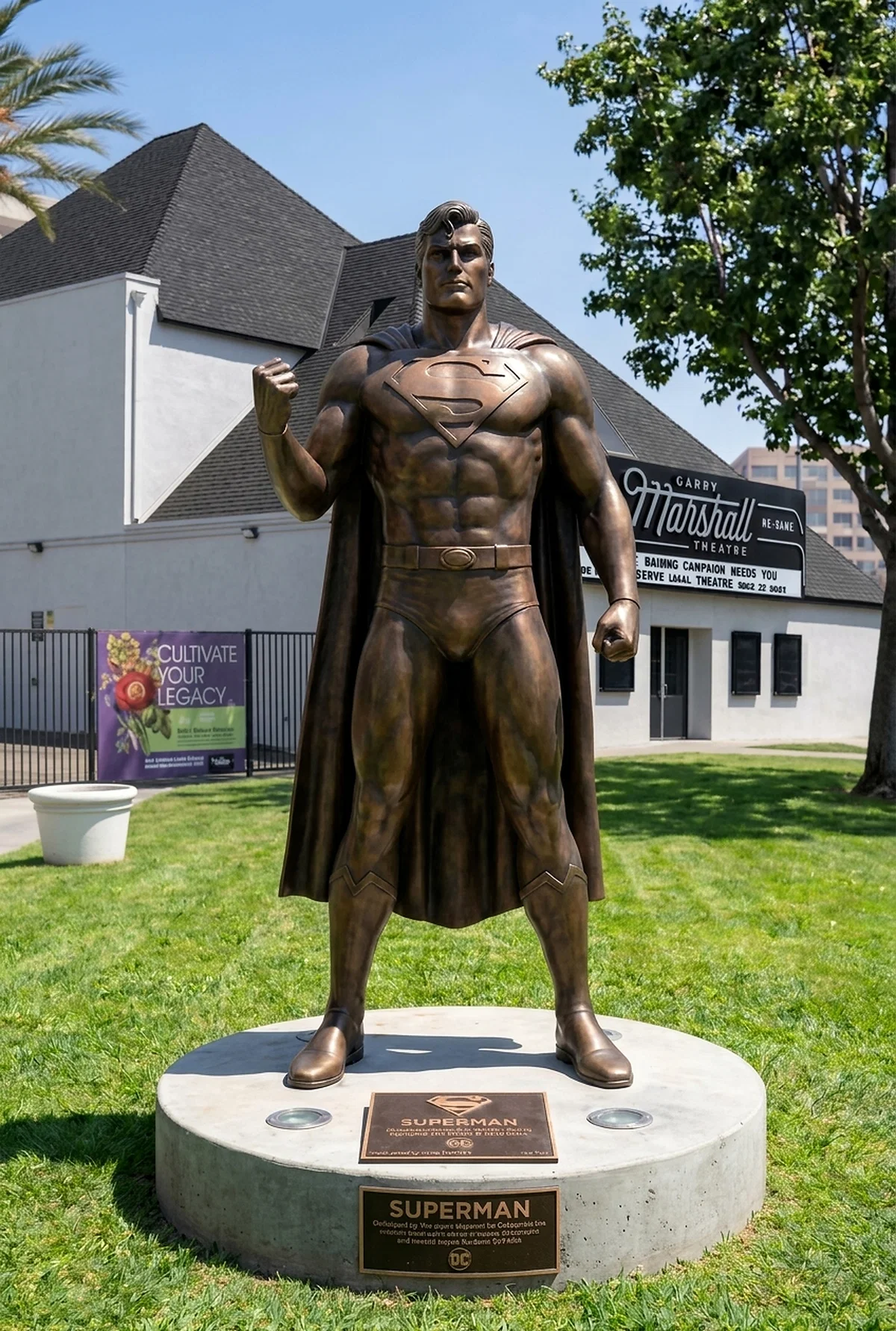Superman and Krypto Statues Planned for Burbank's Growing DC Super Hero Trail