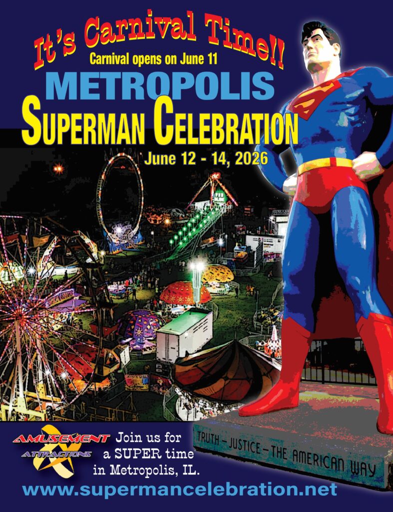 Carnival Set to Return During 2026 Superman Celebration in Metropolis, IL