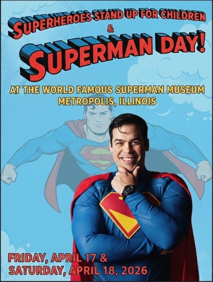 Superman Museum Announces Two-Day Special Event Featuring DC Ambassador Jake Christopher Fogg