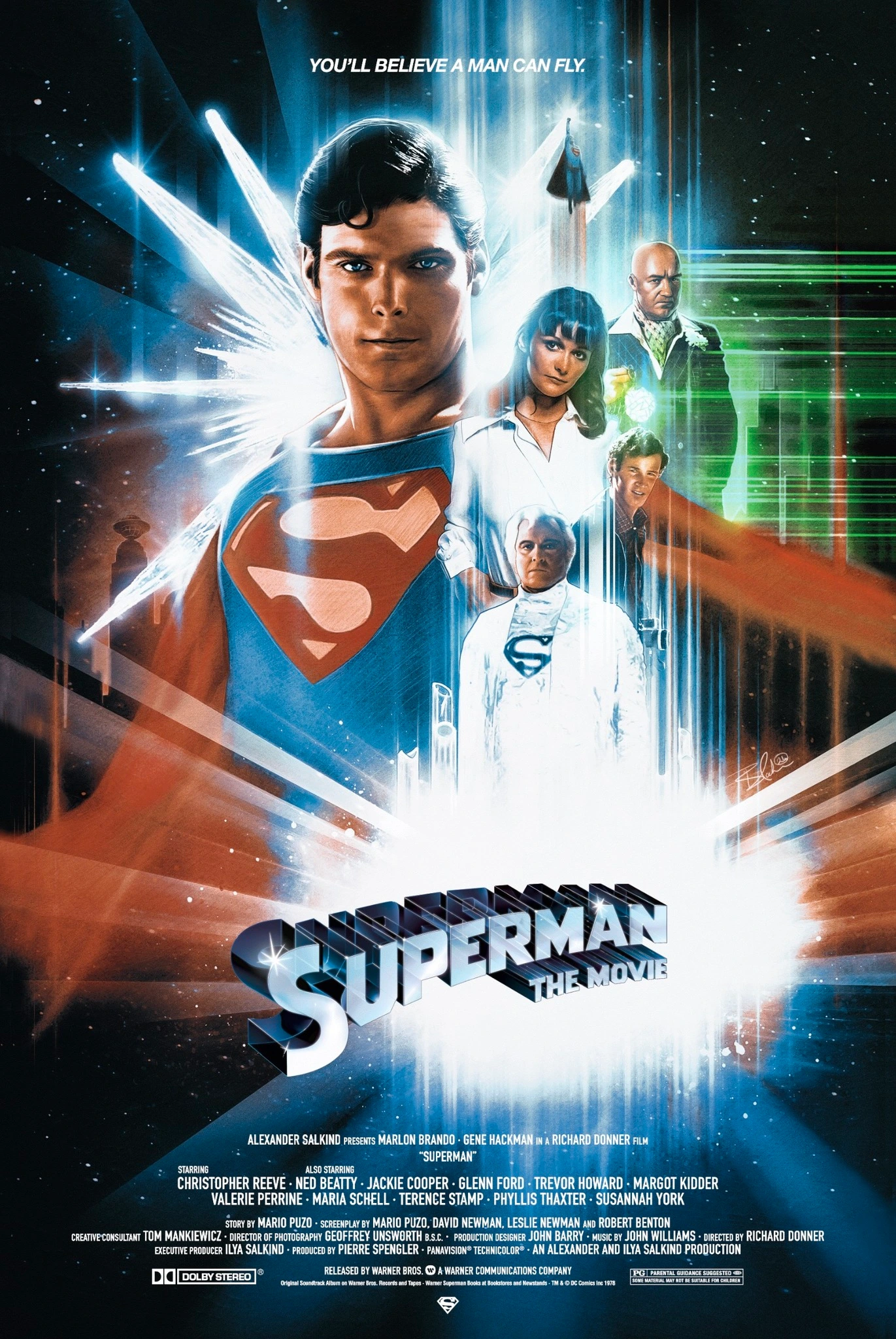 Superman The Movie Blake Armstrong Poster