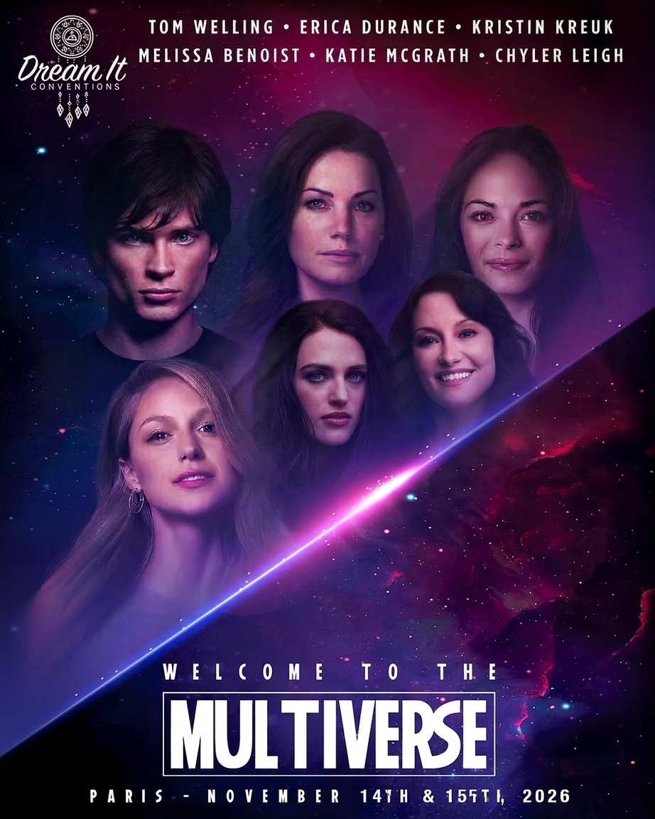 “Smallville” and “Supergirl” Cast Members to Attend “Welcome to the Multiverse” Convention in France