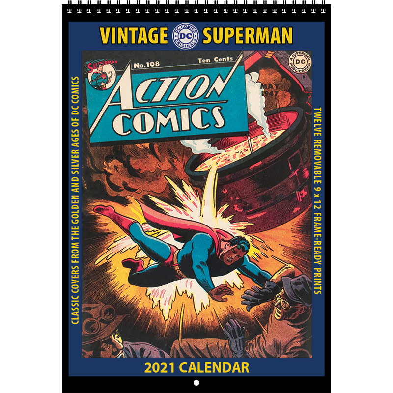 2021 Vintage DC Comics Calendar