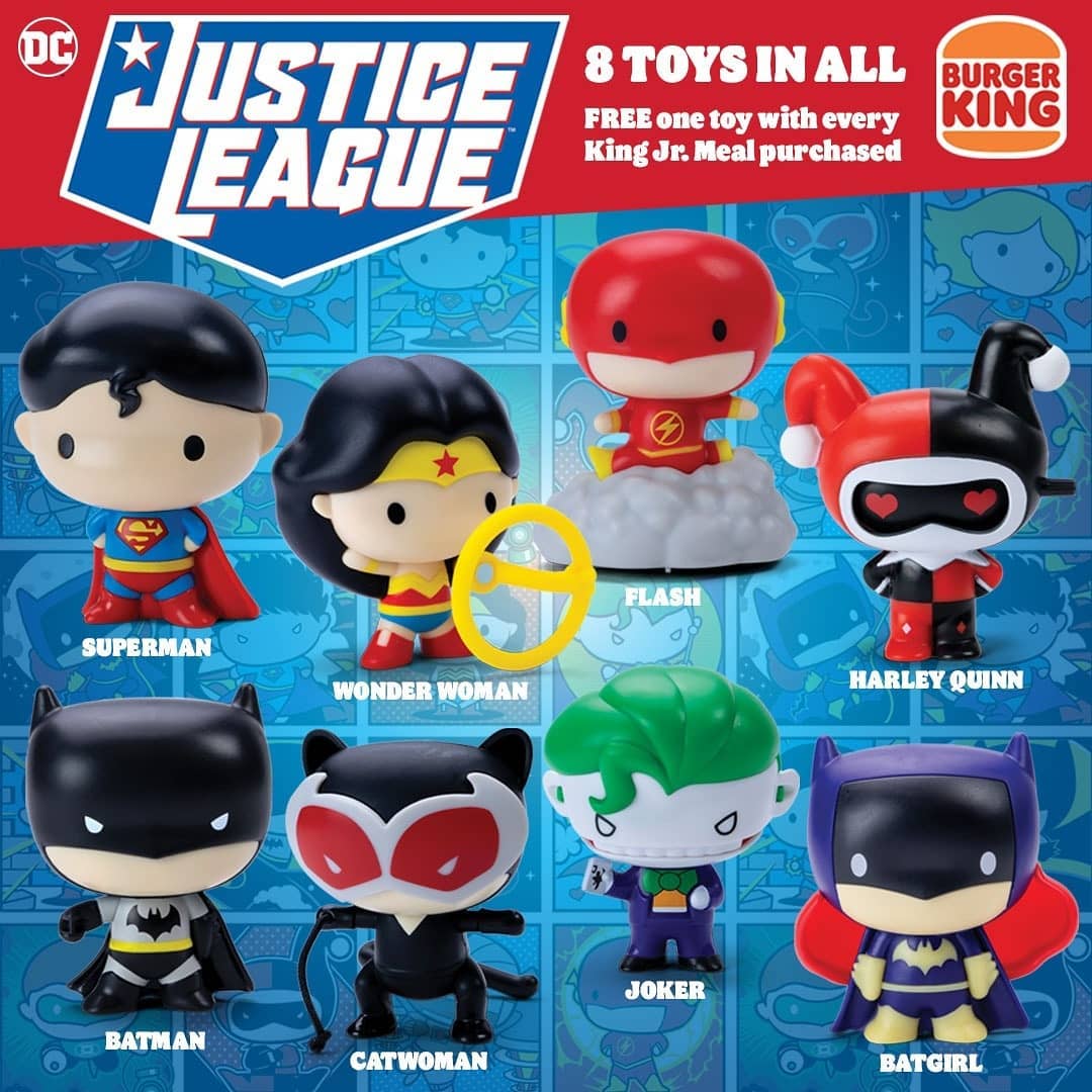 Burger King Offering Justice League Kids Meal Figures