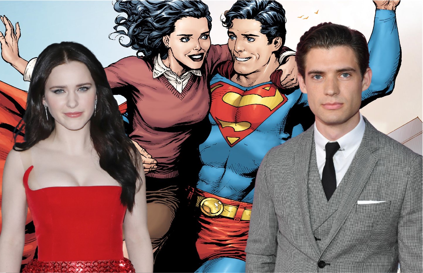 David Corenswet and Rachel Brosnahan Cast as Superman and Lois Lane in