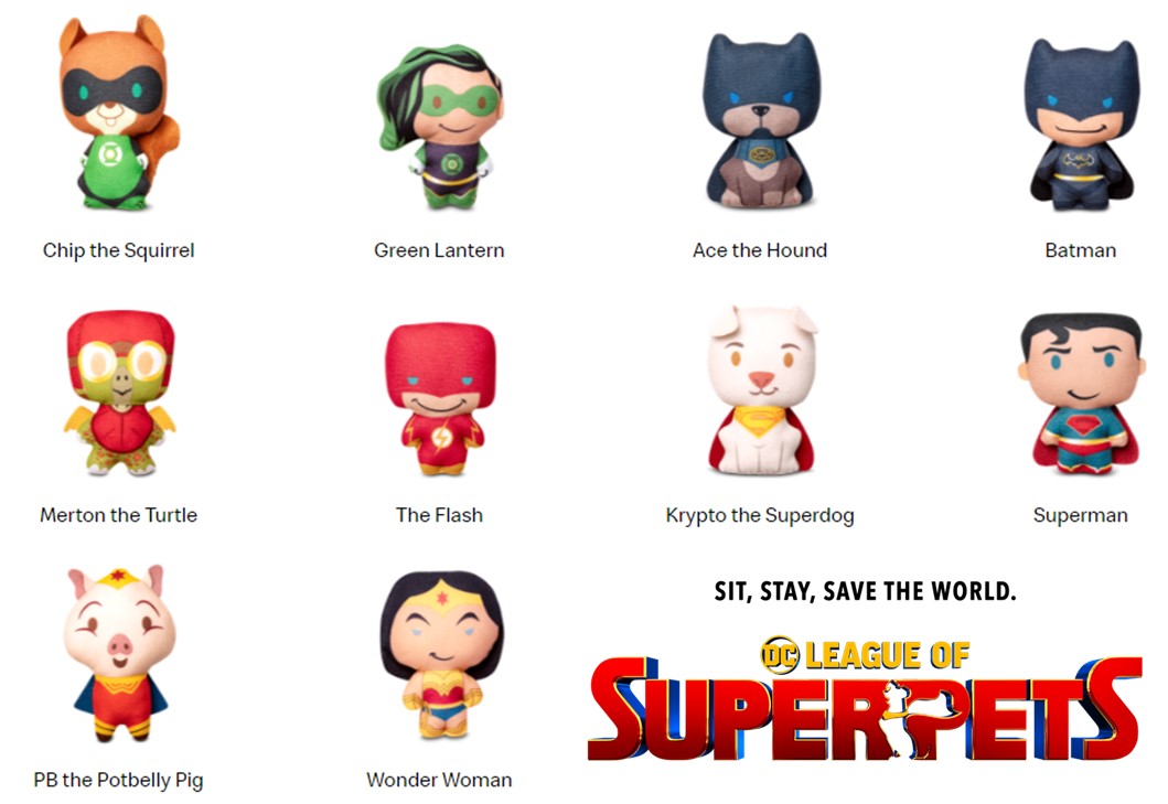 "DC League of SuperPets" Happy Meal Toys Coming to McDonald's Australia