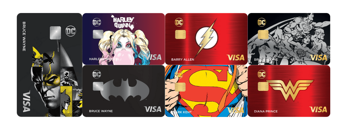 New Rewards Credit Card Features Iconic DC Comics Characters