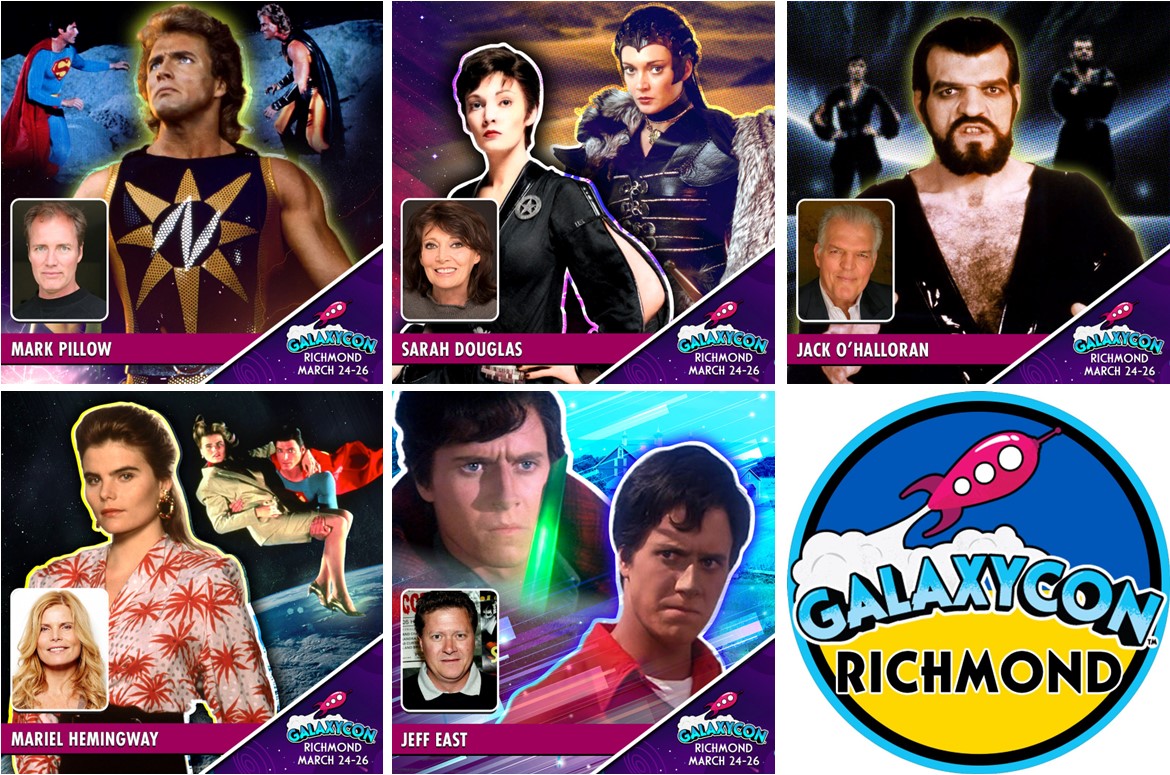 Various Superman Stars Attending GalaxyCon Richmond Convention