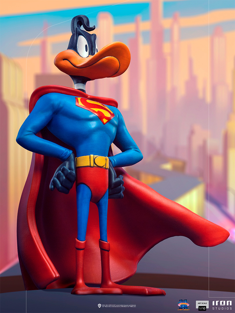 Iron Studios Announces 'Daffy Duck Superman - Space Jam: A New Legacy'  Statue