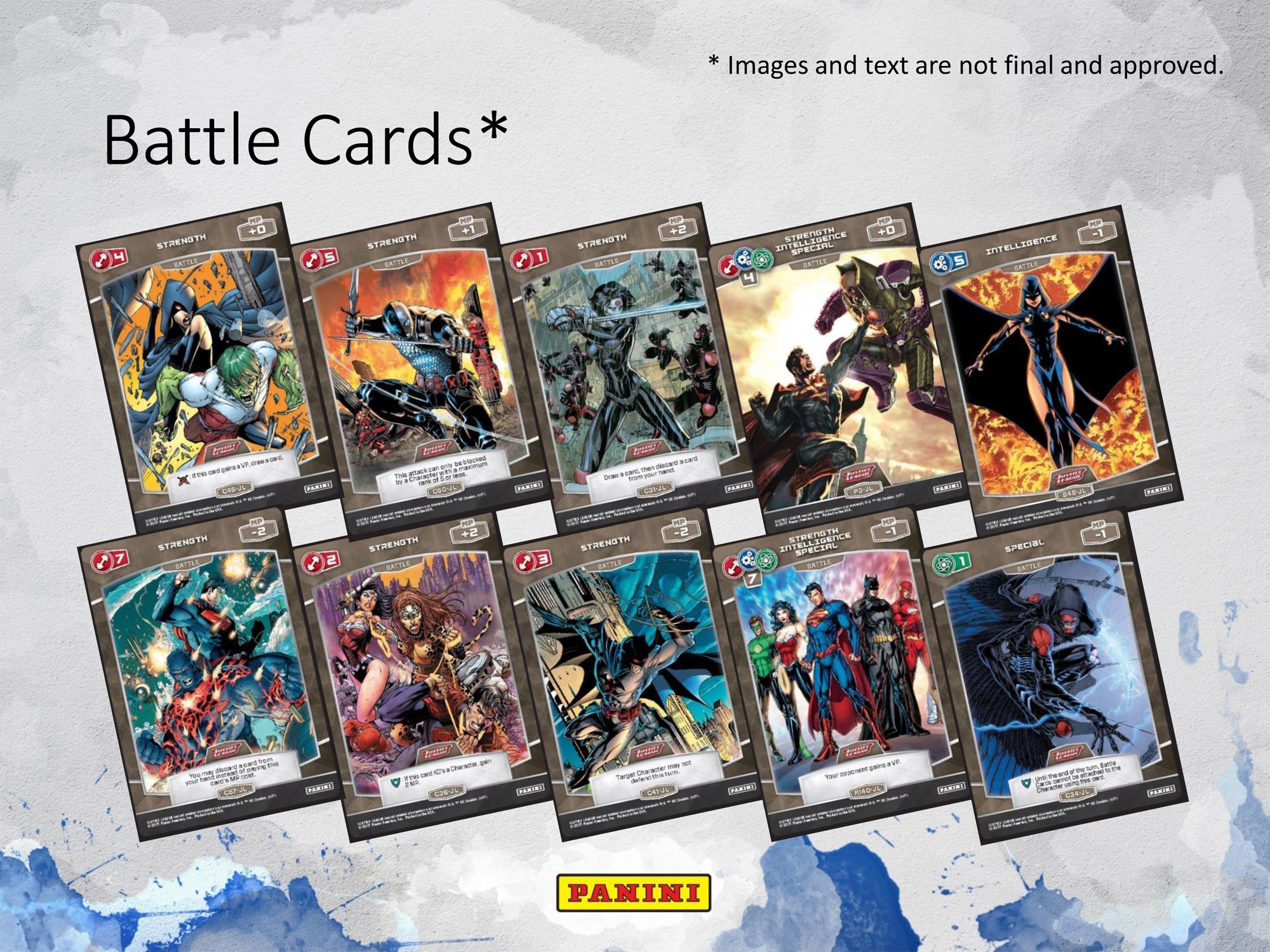 The Superman Super Site - May 29, 2017: Justice League Trading Card Game  Designs & Artwork Revealed