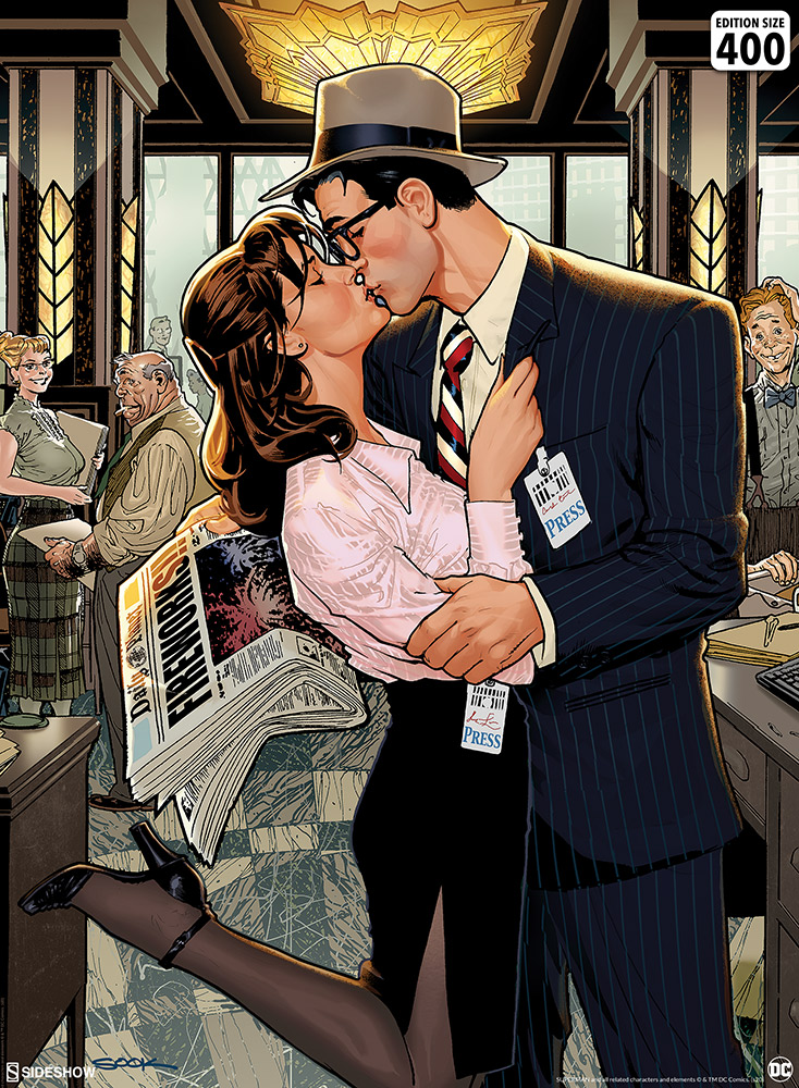 "Lois & Clark: Fireworks!" Fine Art Print from Sideshow