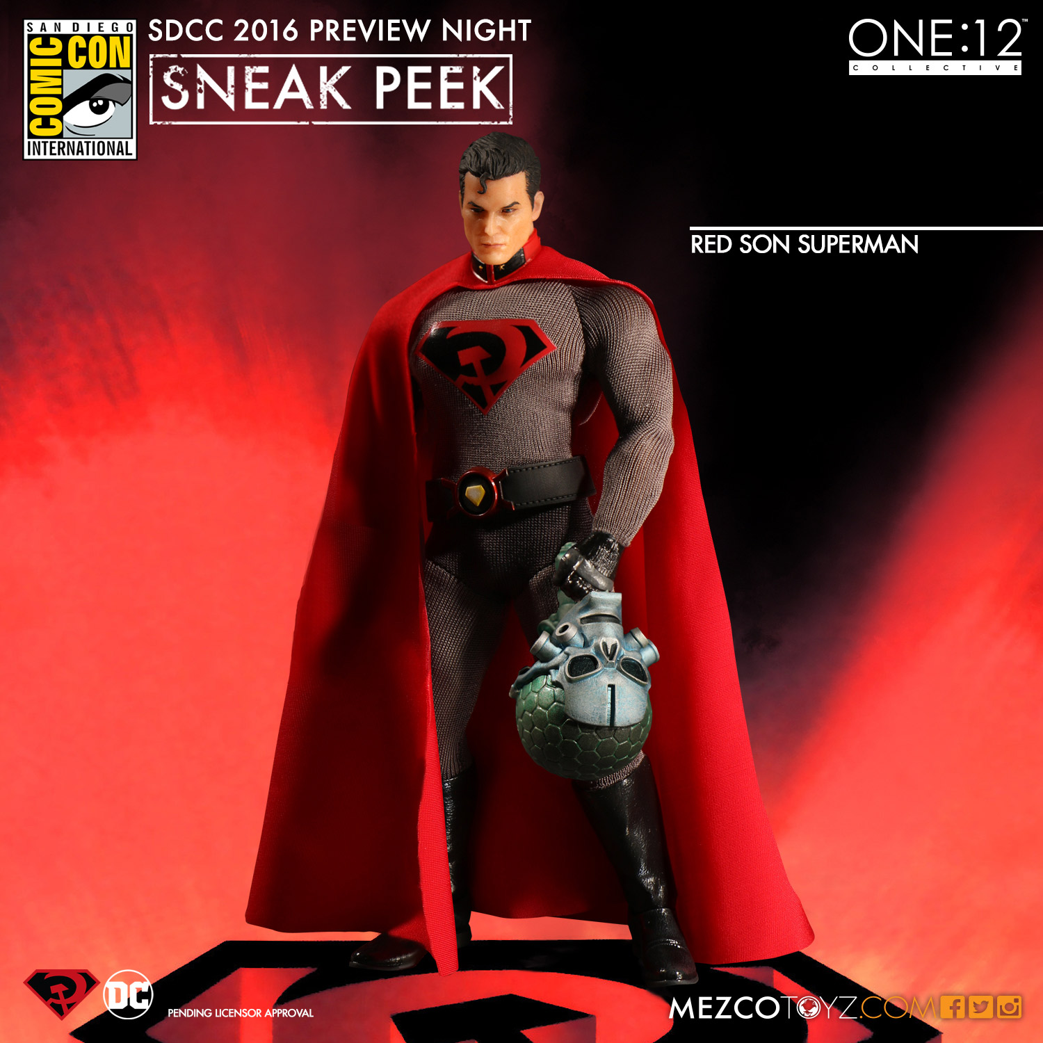 red son superman funko