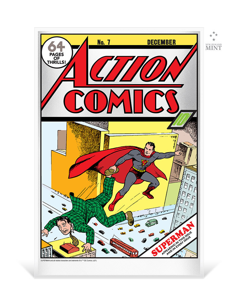 New Zealand Mint Announces Action Comics #7 Silver Foil Collectible