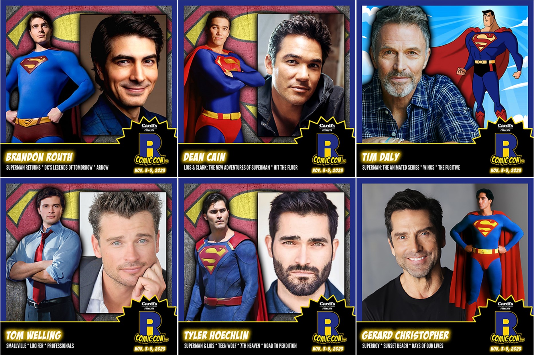 Multiple Superman Actors Attending Rhode Island ComicCon
