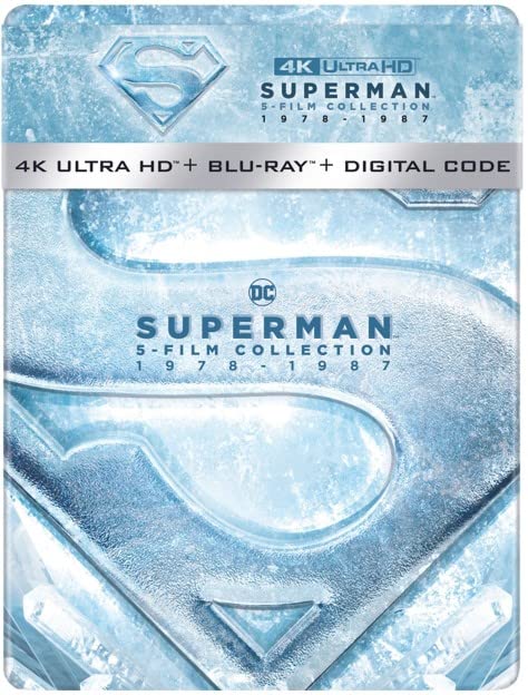 Pre-Order Amazon Exclusive 'Superman 5-Film Collection' 4K Ultra HD Steelbook Collection Pre-Order Amazon Exclusive 'Superman 5-Film Collection' 4K Ultra HD Steelbook Collection