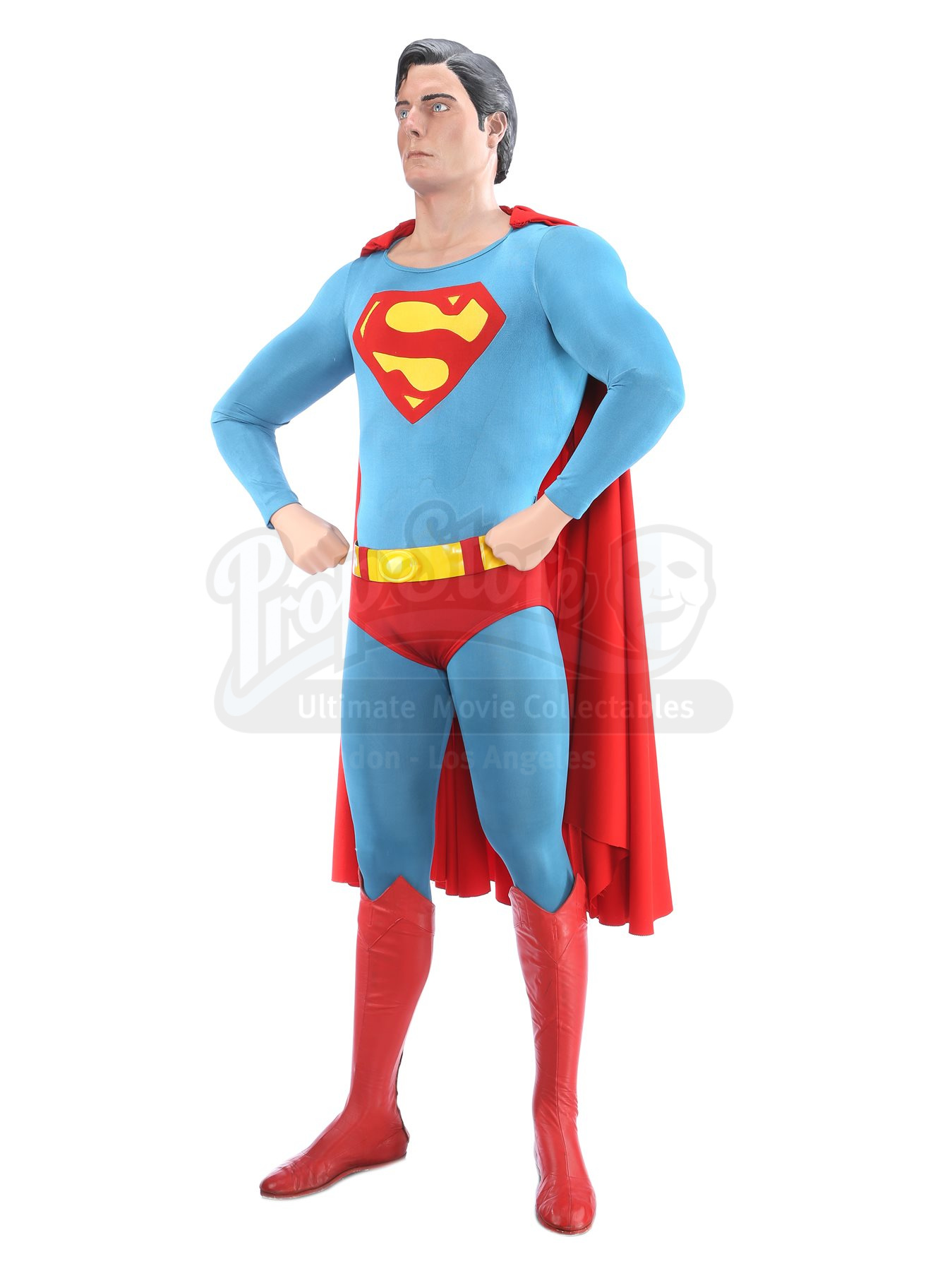 Original Superman Costume on Display at Auction Preview Exhibition