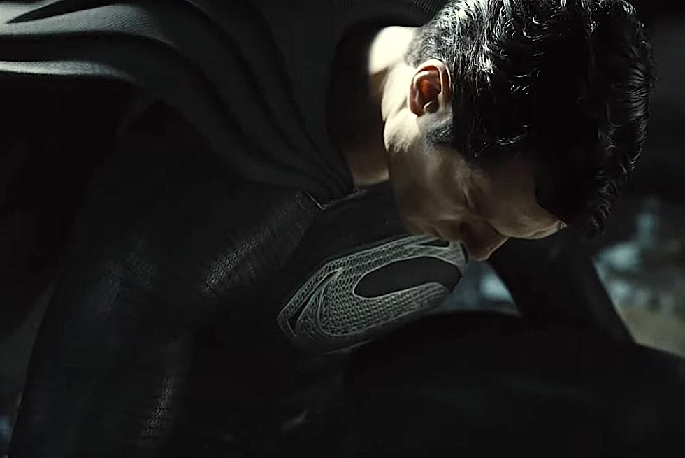 Superman Black Suit Henry Cavill Justice League Snyder Cut 4K